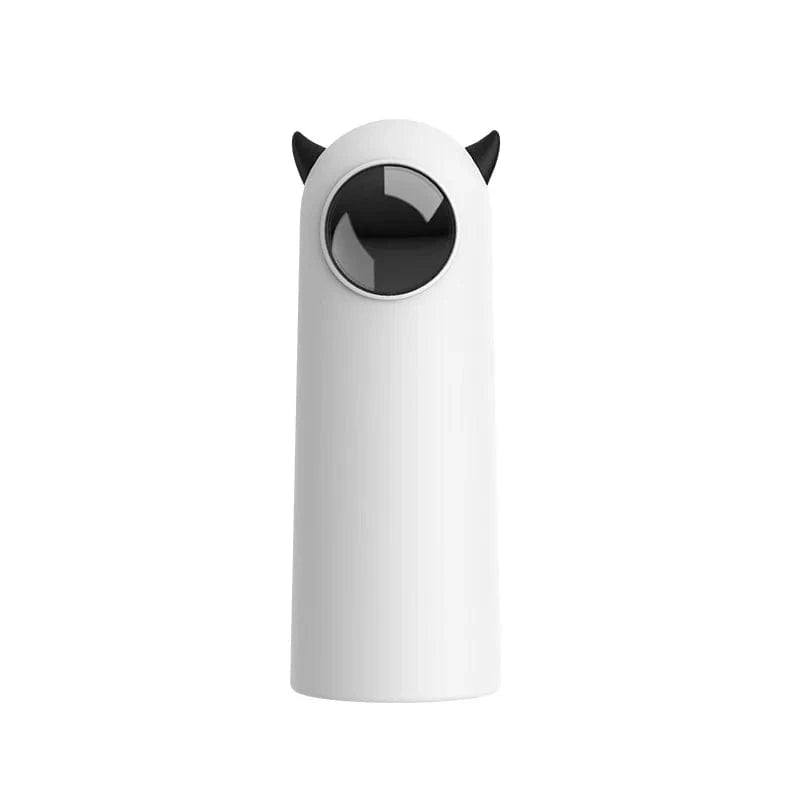 Automatic Cat Toys LED Laser Interactive Smart Teasing Pet Handheld Electronic Indoor Random Laser Cats Toy Accessories For Dog Blanc