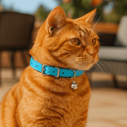 Collier En Cuir Pour Chat | Minouplus