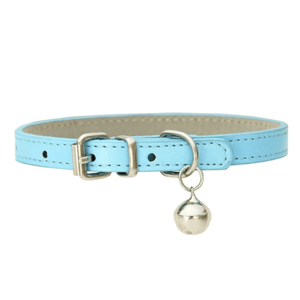 Collier En Cuir Pour Chat | Minouplus Bleu Nuage / XXS