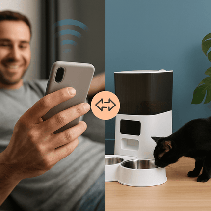 Distributeur Automatique De Croquettes Pour 2 Chats | Minouplus