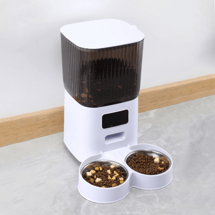 Distributeur Automatique De Croquettes Pour 2 Chats | Minouplus