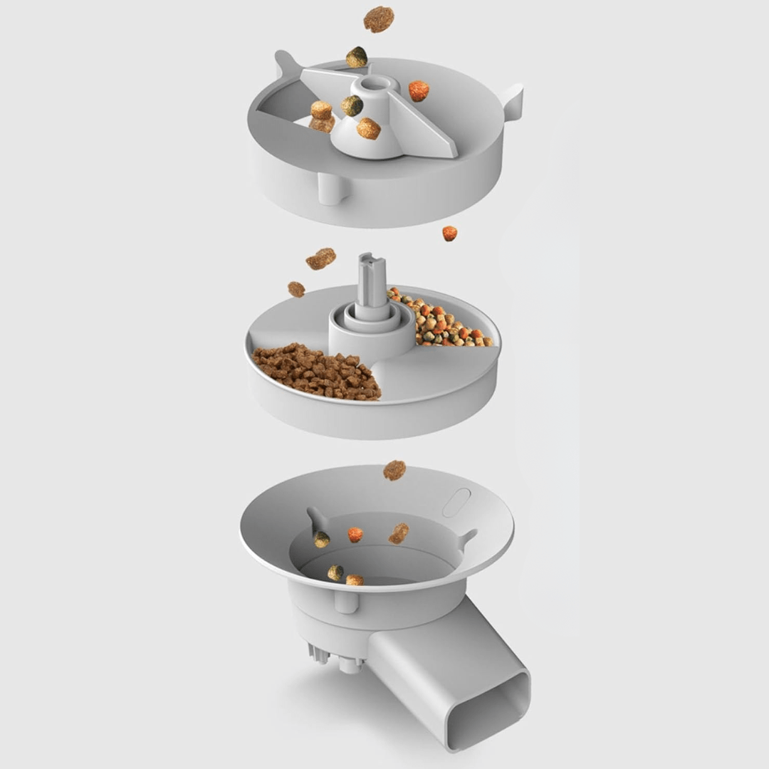 Distributeur Automatique De Croquettes Pour 2 Chats | Minouplus