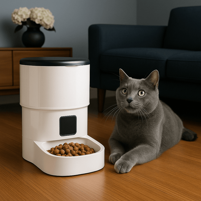 Distributeur De Croquettes Automatique Pour Chat | Minouplus