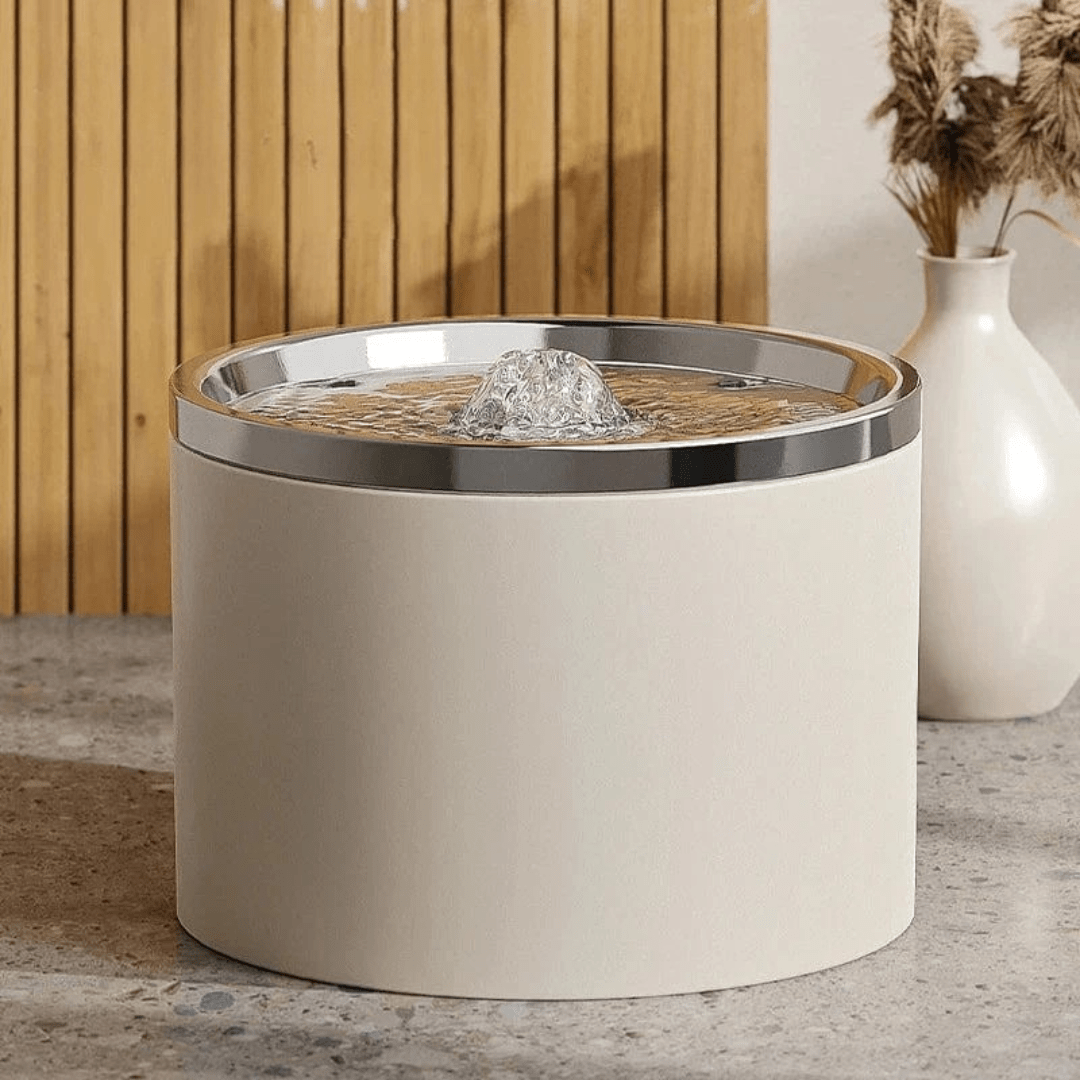 Fontaine À Eau Pour Chat En Céramique | Minouplus Argent