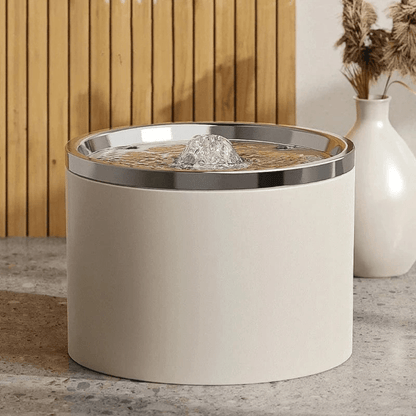 Fontaine À Eau Pour Chat En Céramique | Minouplus Argent
