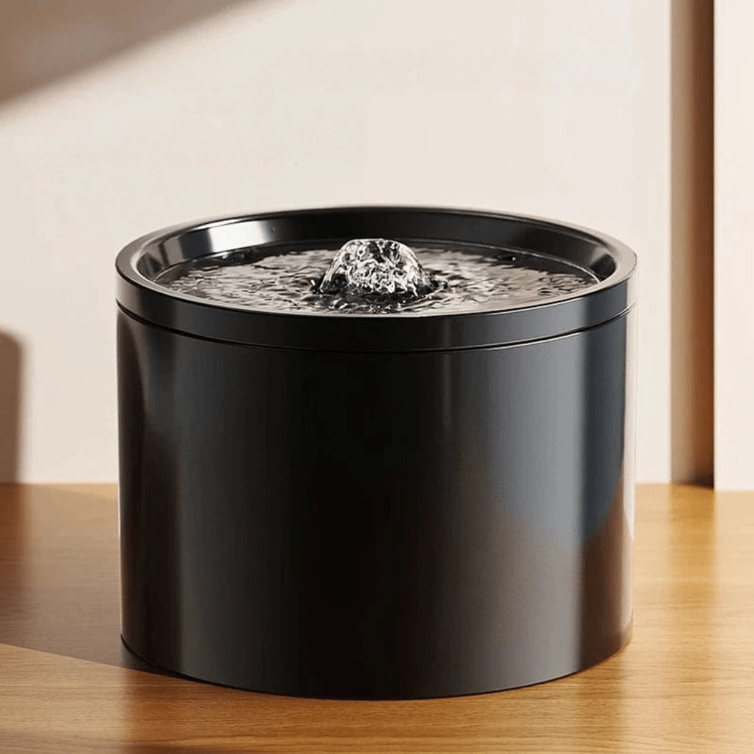 Fontaine À Eau Pour Chat En Céramique | Minouplus Noir