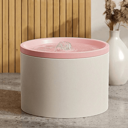 Fontaine À Eau Pour Chat En Céramique | Minouplus Rose