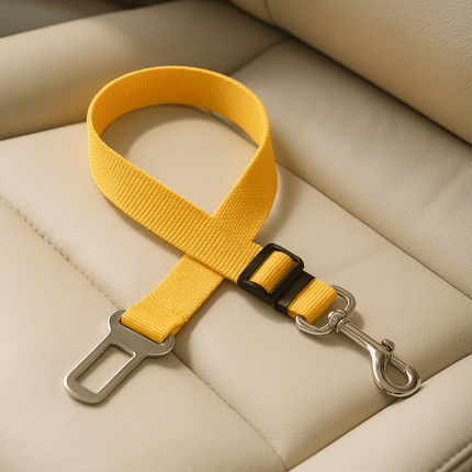 Harnais Pour Chat Voiture | Minouplus Jaune