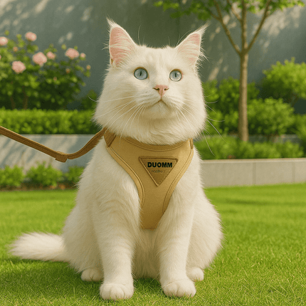 Harnais Pour Gros Chat | Minouplus Beige / XS