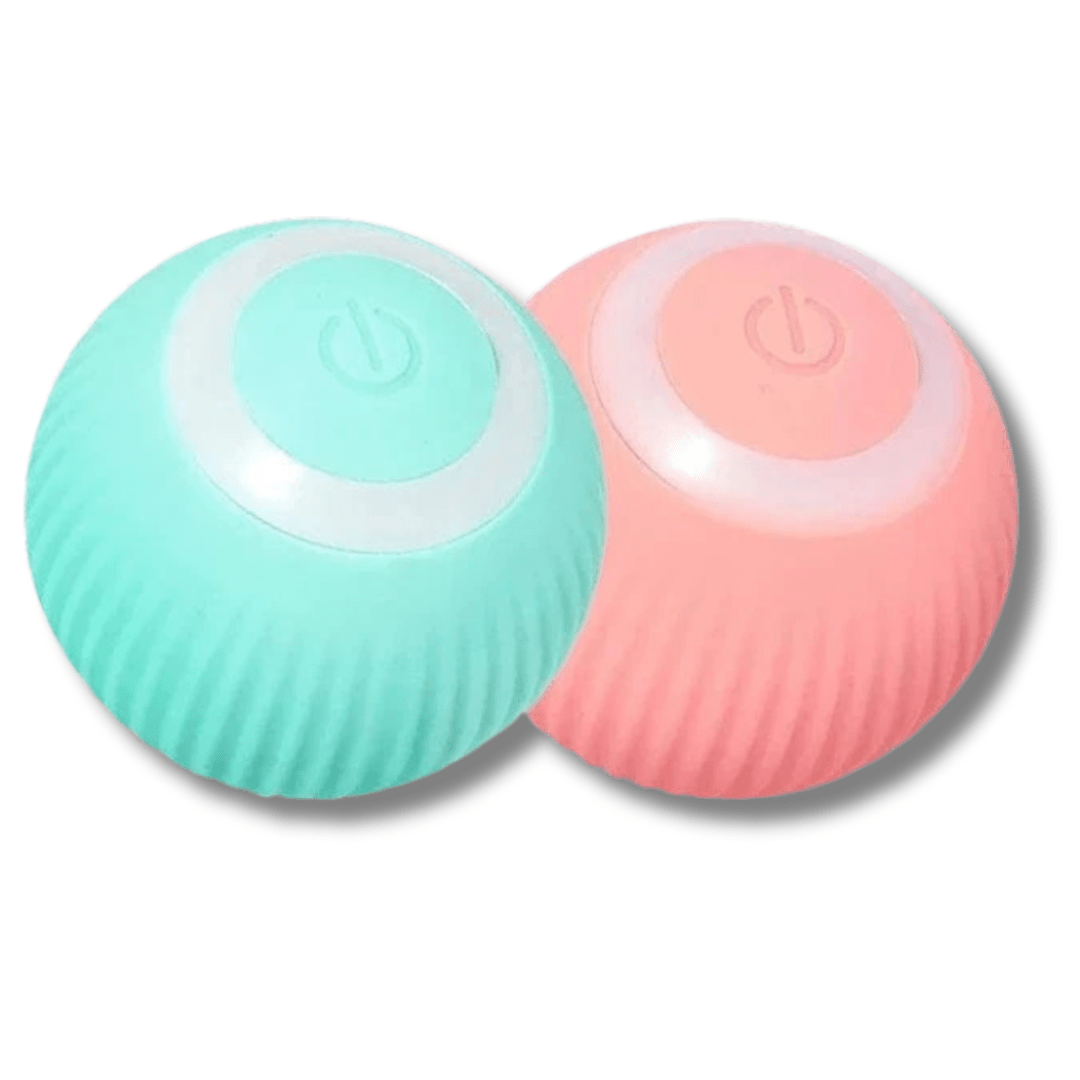 Jouet Intelligent Pour Chat | Minouplus Turquoise et Rose pâle