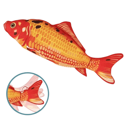 Jouet poisson pour chat | Minouplus Lutjanus agennes