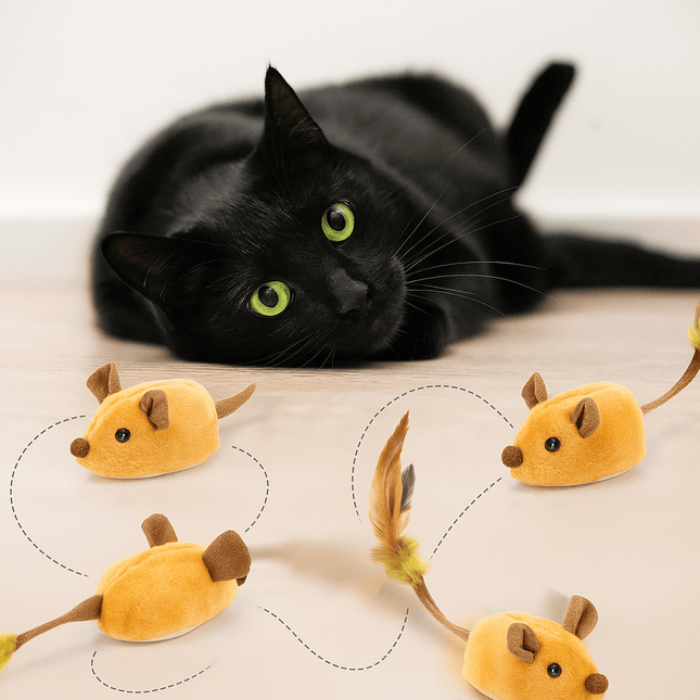 Jouet Pour Chat Souris Qui Bouge Toute Seule | Minouplus