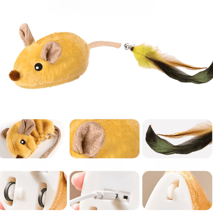 Jouet Pour Chat Souris Qui Bouge Toute Seule | Minouplus