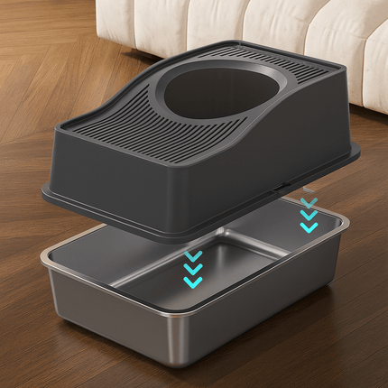 Litière Pour Chat Fermée Anti-Odeurs | Minouplus