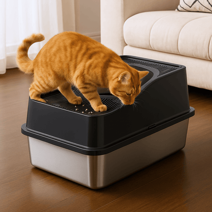 Litière Pour Chat Fermée Anti-Odeurs | Minouplus