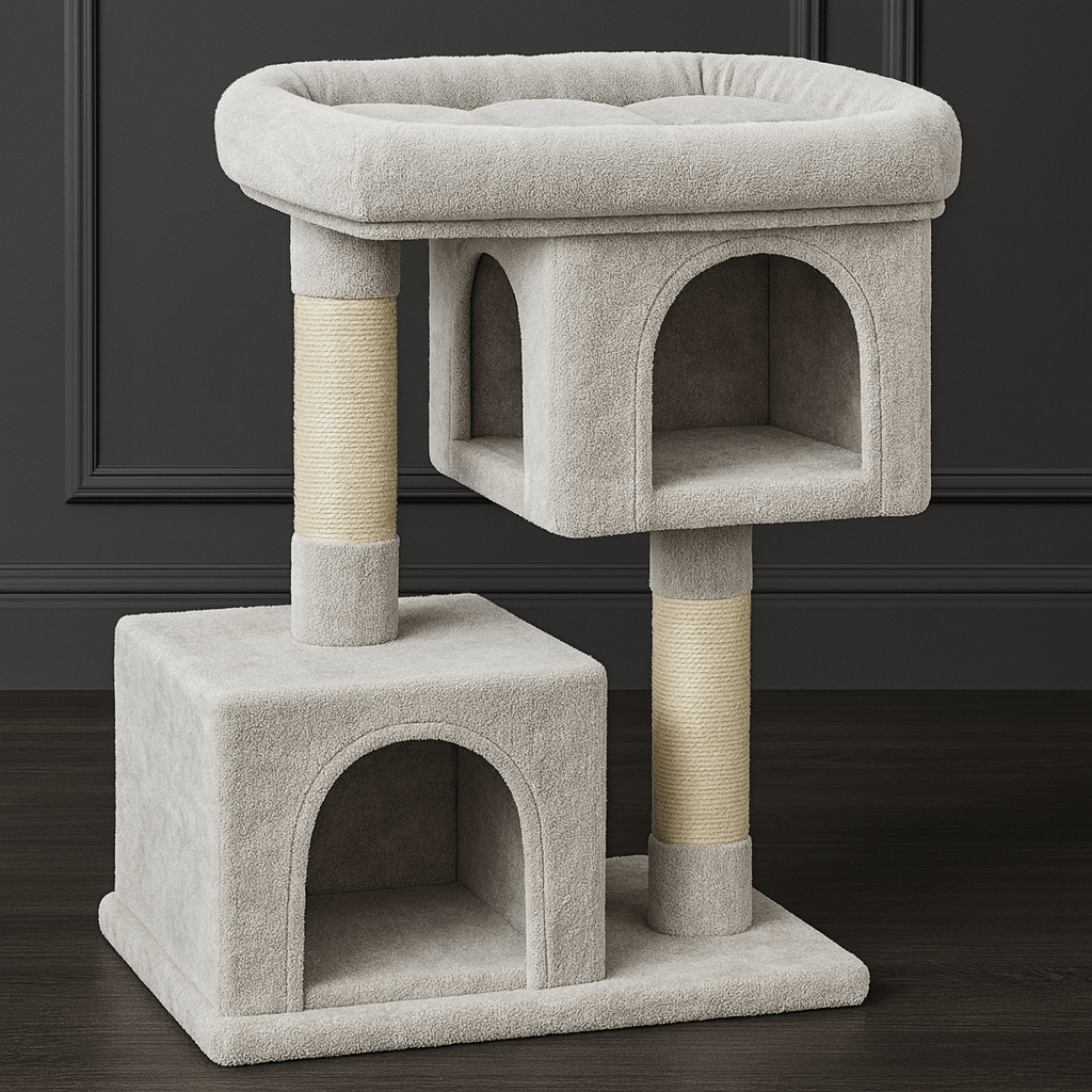 Petit Arbre Chat | Minouplus Gris clair