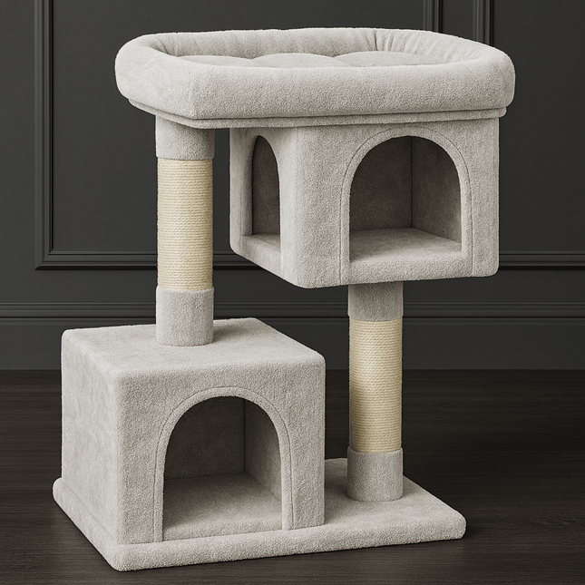 Petit Arbre Chat | Minouplus Gris clair